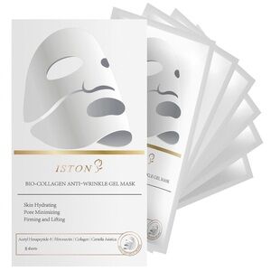 Bio-Collagen Anti-Wrinkle Gel Mask 6 sheets NWT
